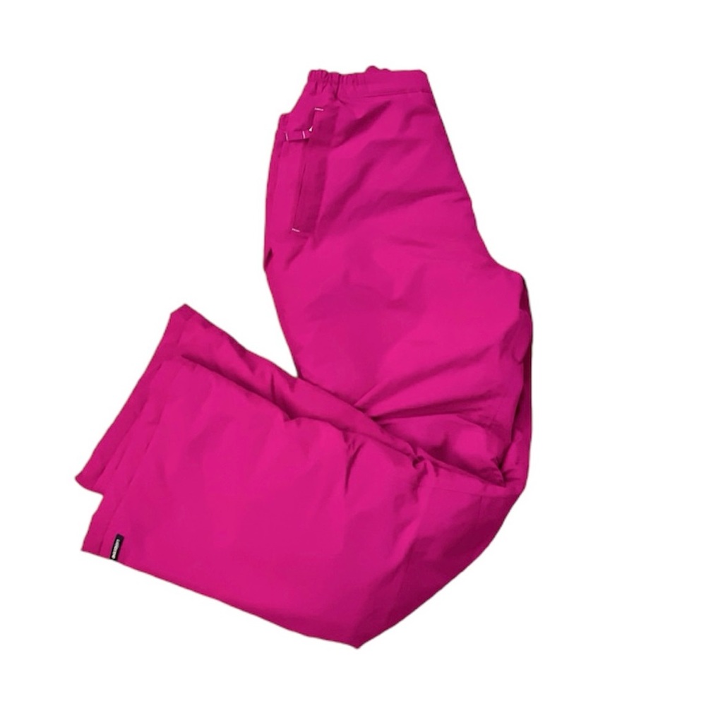 Lands End Grow-along Girls PINK Winter Ski Snow Pant Insulated Waterproof sz 16